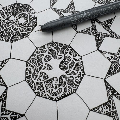 Pentagon tile, work in progress