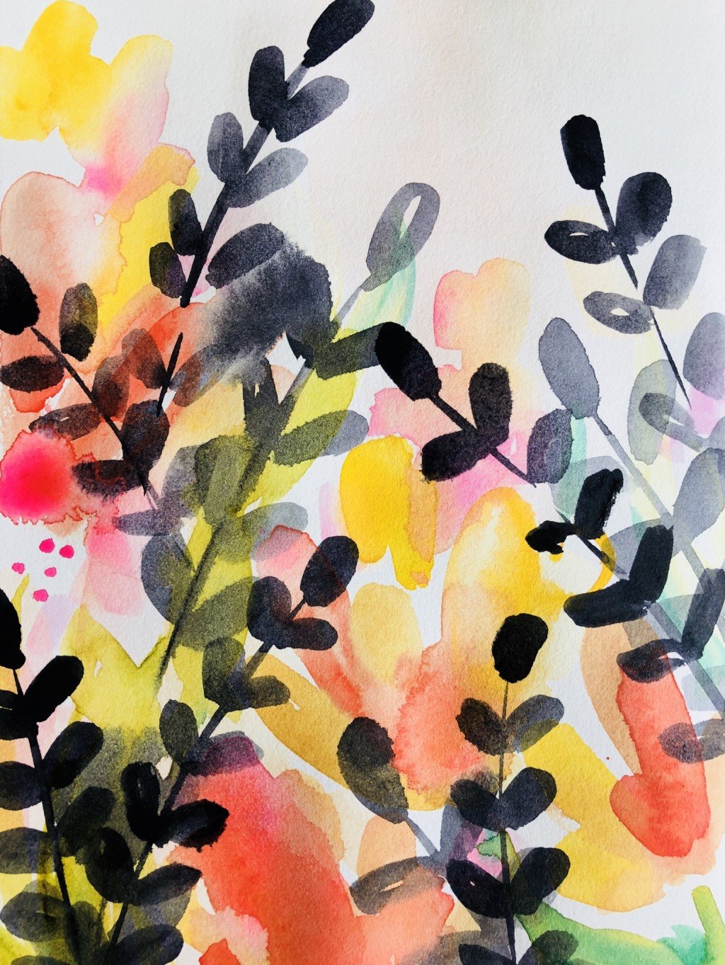 Watercolor doodles drawing by Steph | Doodle Addicts