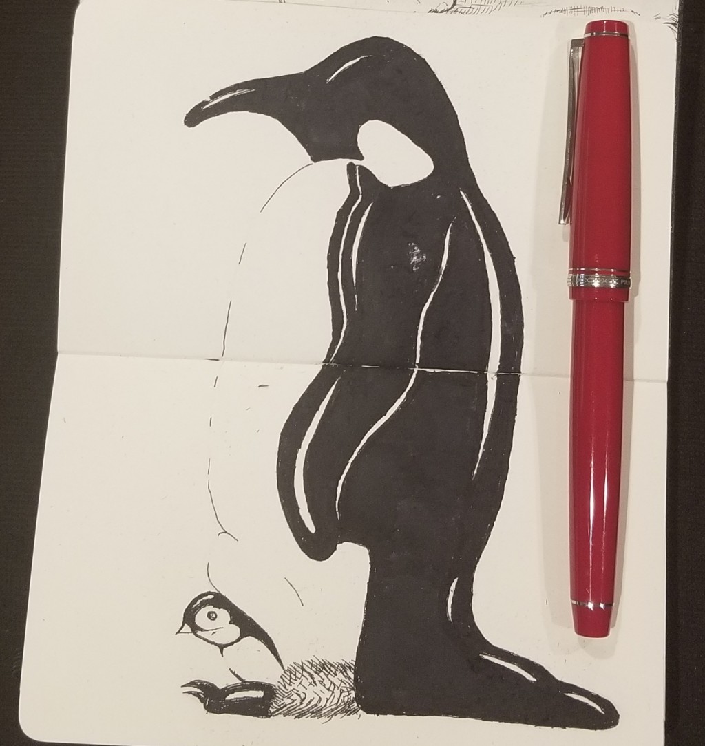 pingüino drawing by Jamie | Doodle Addicts