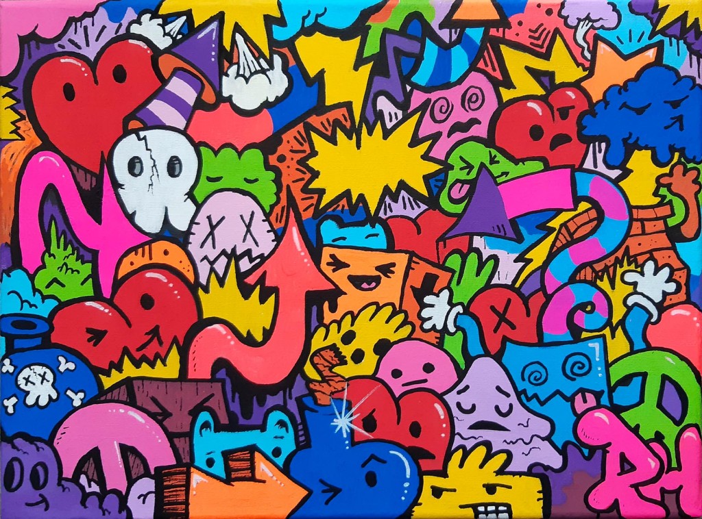 Doodle Pop Drawing By Ross Hendrick 