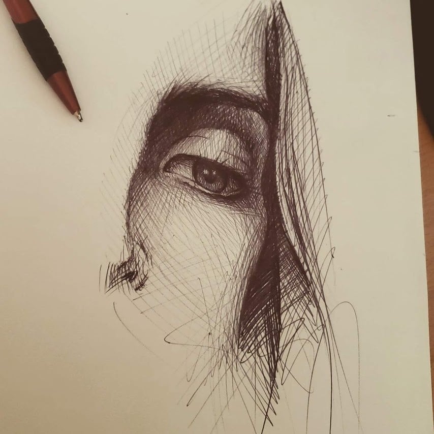 gaze drawing by Apriccot | Doodle Addicts