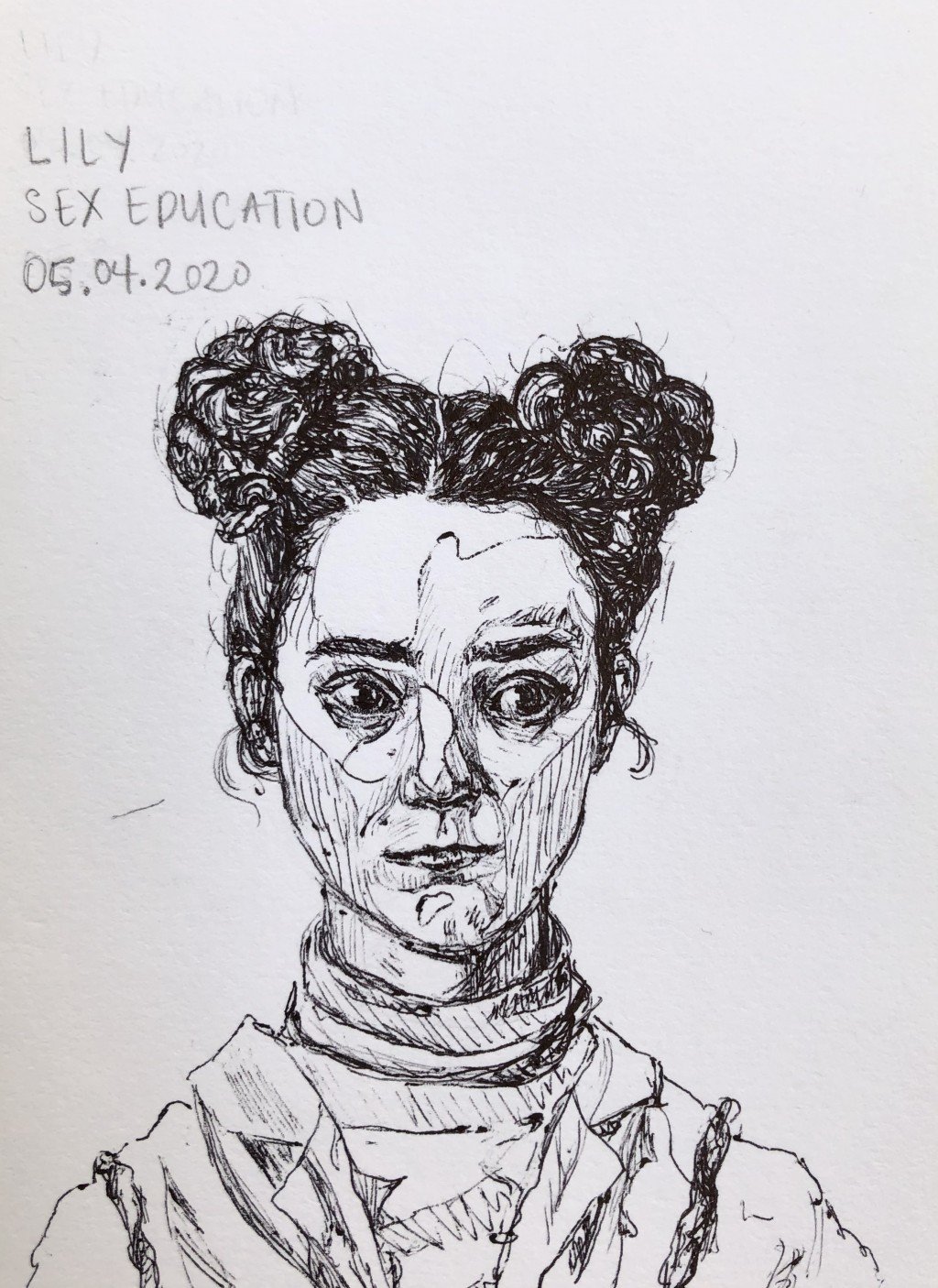 Lily Sex Education Drawing By Avery Franken Doodle Addicts