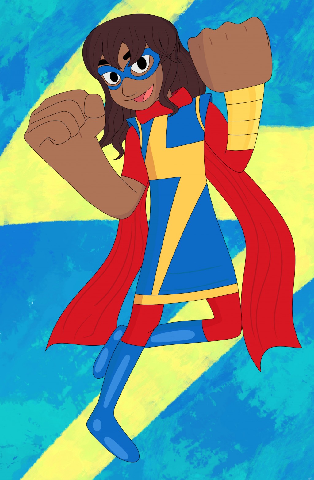 Kamala Khan Marvel Drawing By Valeria Doodle Addicts 6374