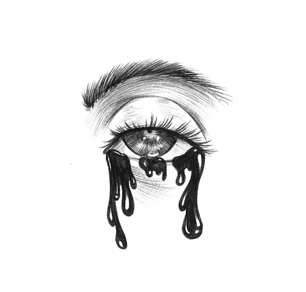 Drippy Eye drawing by Aubrey Doodle Addicts