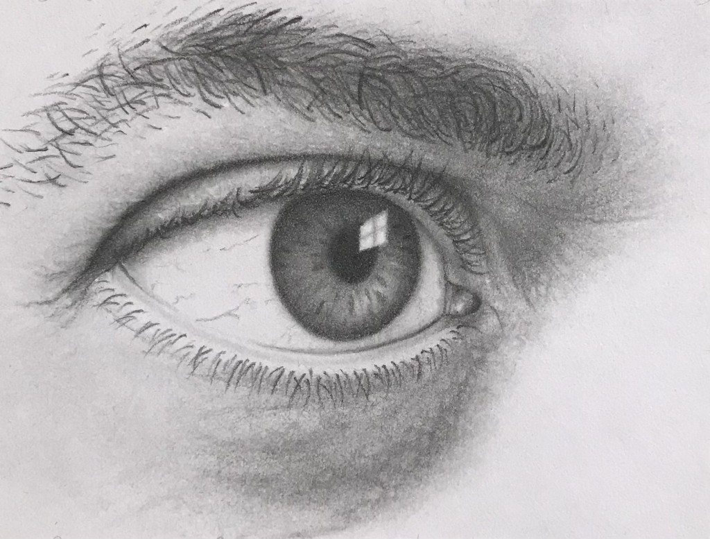 Eye Study Drawing By Misti 