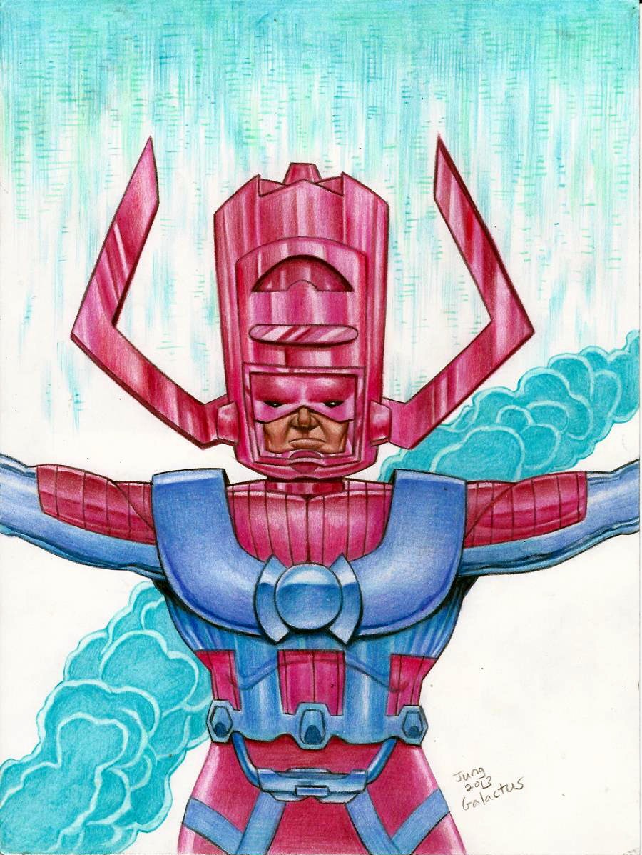 Galactus drawing by Sneezy Doodle Addicts