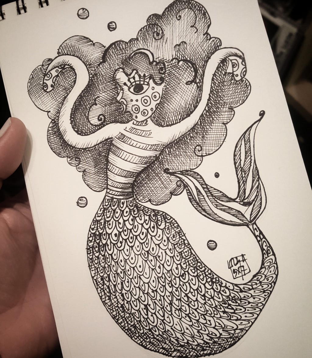 Under The Sea Drawing By Laura Alvarez Doodle Addicts