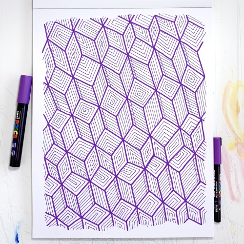 Pattern Study 27: Purple