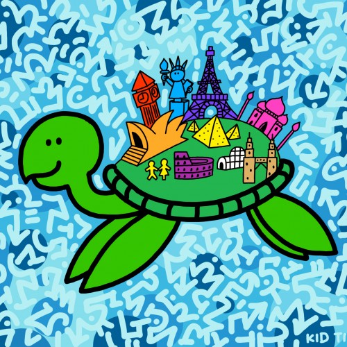 World Turtle doodle