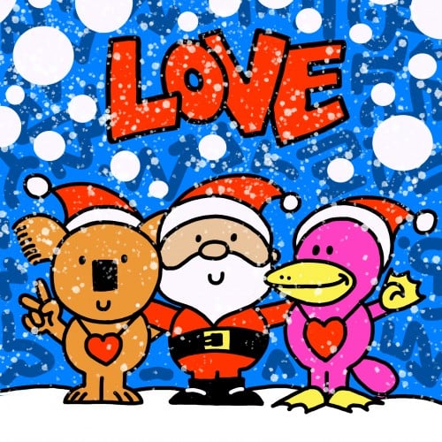 Love from Santa, Koala & Platypus!!!!