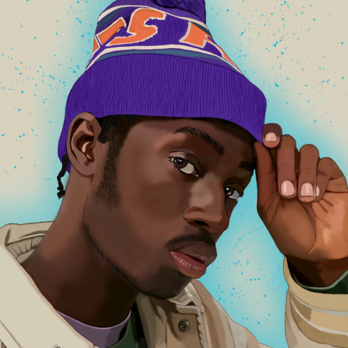 Model Portrait Art by Oz Galeano