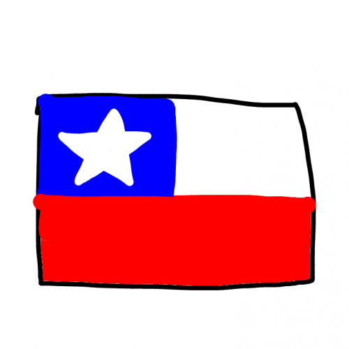 Misc. - Chilean flag doodlen