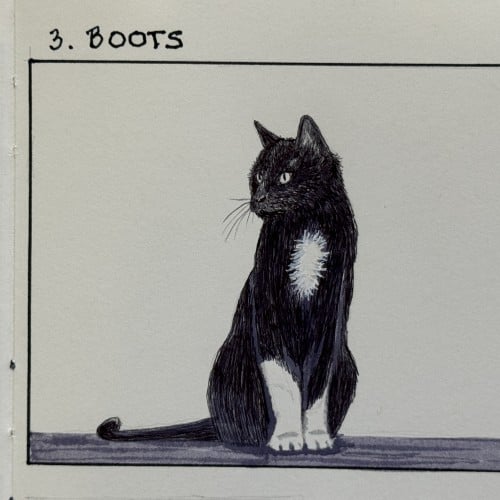 Inktober 2024 Day 3 Boots