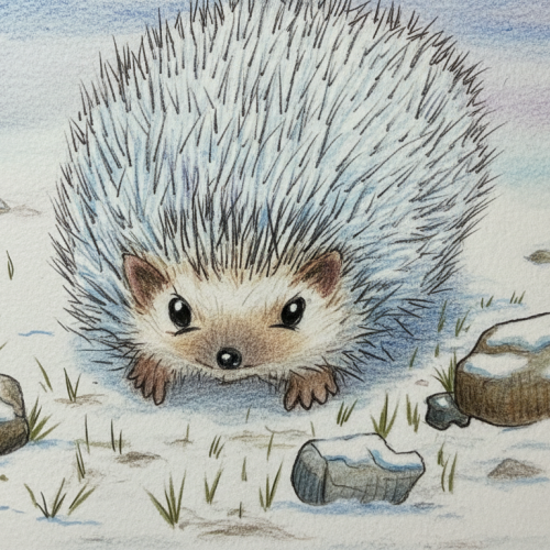Wintertime Hedgehog