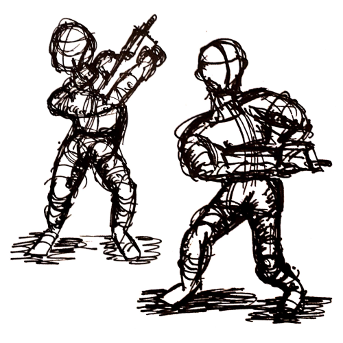 Gestures with Weapons