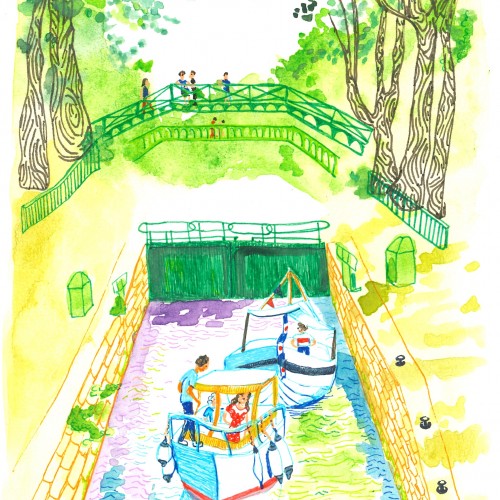 Paris Saint-Martin canal