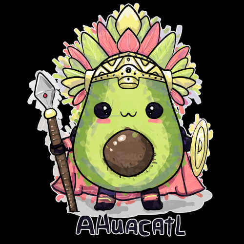 Ahuacatl Aztec Warrior Avocado