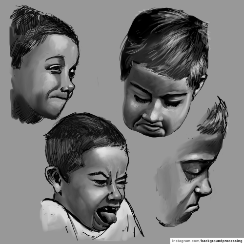 Kid faces