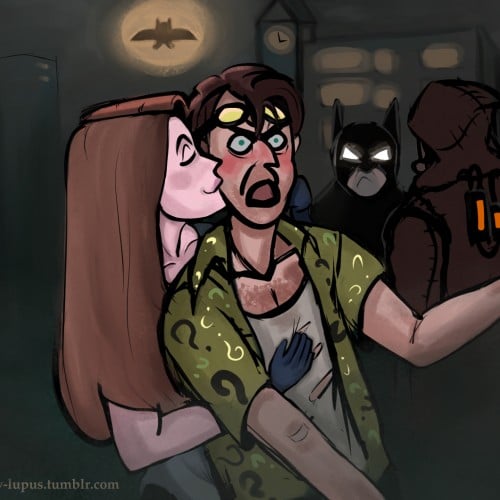 Another shippy meme with Riddler x OC