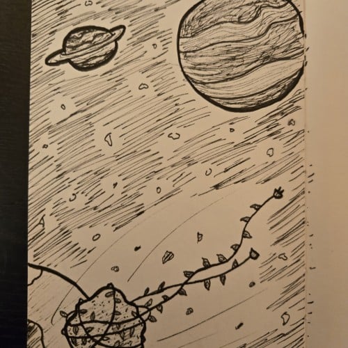 Scribbles with Sarah: Space Theme