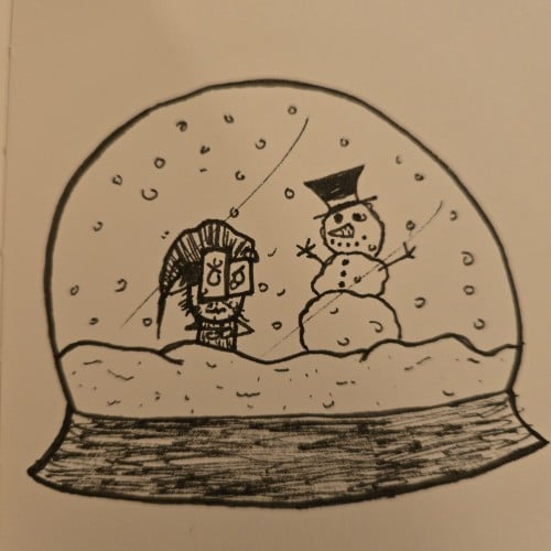 Scribbles with Sarah: Danger Winter Theme