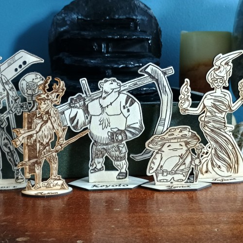 Laser Cut Characters