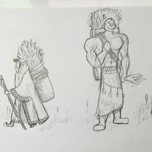 Half-Orc Gatherers