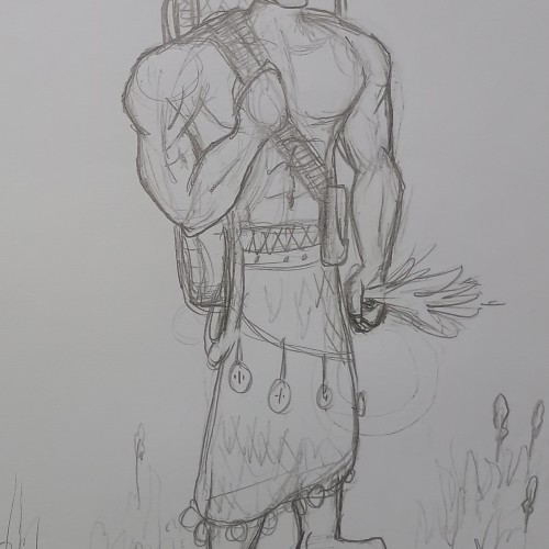 Half-Orc Male Gatherer