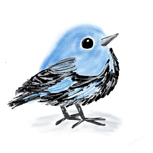 Chubby Blue Bird #2