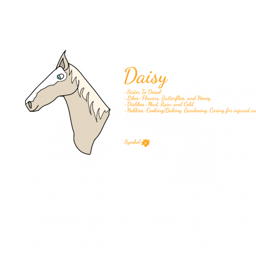 Daisy-My Model Horse Turned OC!