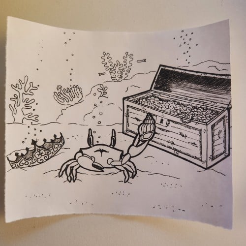 Doodles with Dane - Under the Sea - Crab