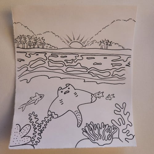 Doodles with Dane - Under the Sea - Ray