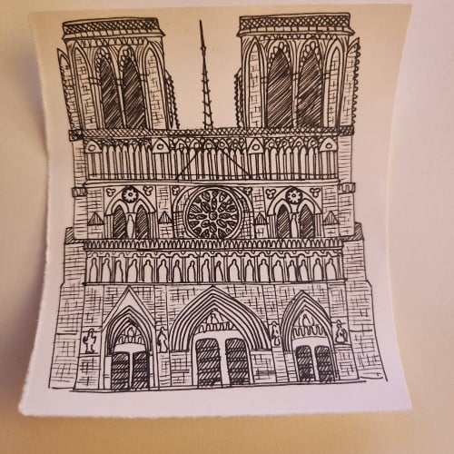 Doodles with Dane - Monuments - Notre Dame