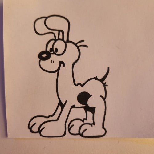 Doodles with Dane - Comics - Odie