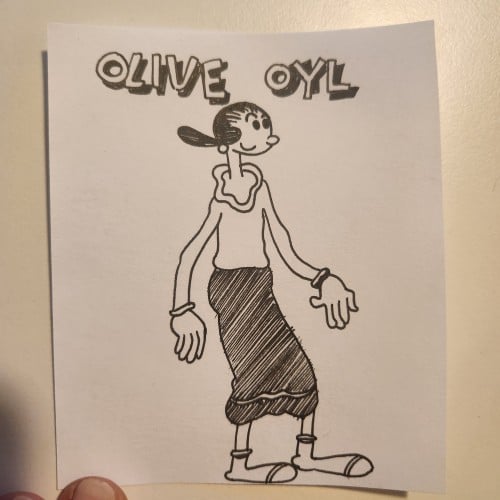 Doodles with Dane - Comics - Olive Oyl