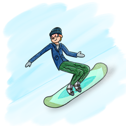 Nathan Snowboarding