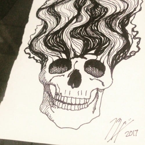 Smoke skull